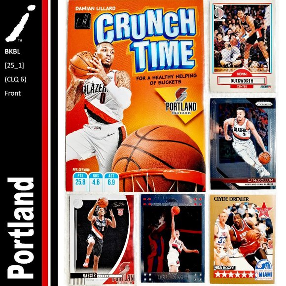 NBA Other - Portland Trail Blazers 6 Card Lot - BKBL [25_1]